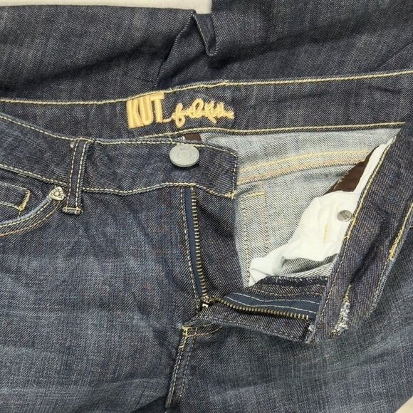 Kut From The Kloth Embellished Pocket Womens Jeans Size 6 Dark Wash - Picture 8 of 11